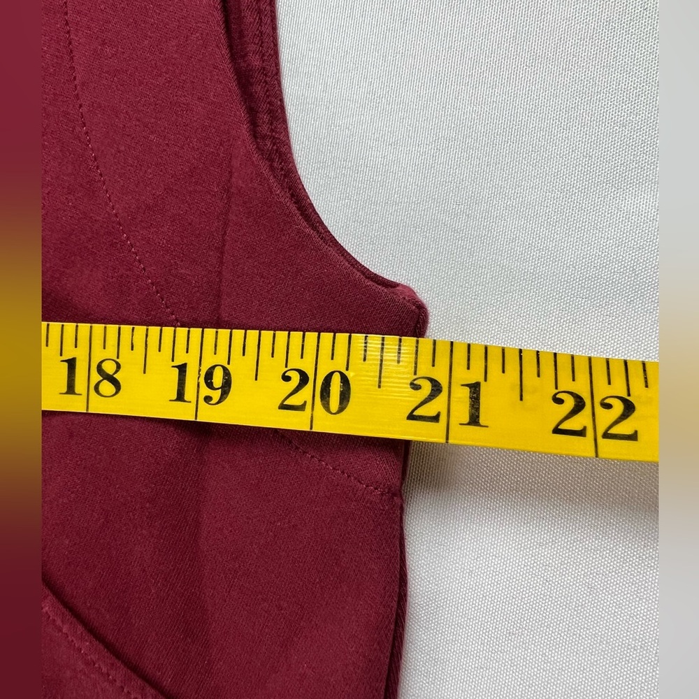 Athleta Sundown Red Sleeveless Activewear Gym Weights Walking Sweatshirt Hoodie - Picture 9 of 12